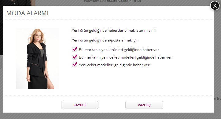moda alarmı