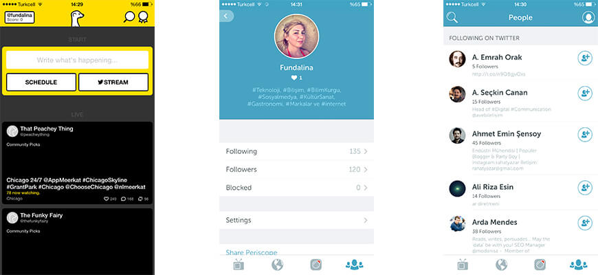 Meerkat mı Periscope’mu?