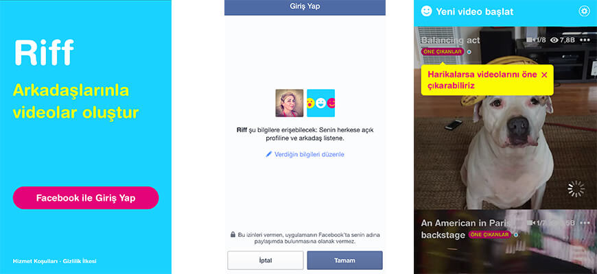 Facebook’un Yenisi Riff