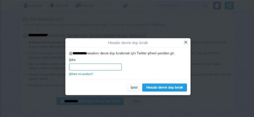 Twitter Hesabı Nasıl Silinir?
