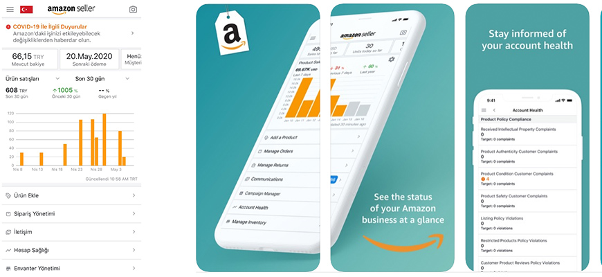 Amazon Seller App Kullanıma Sunuldu