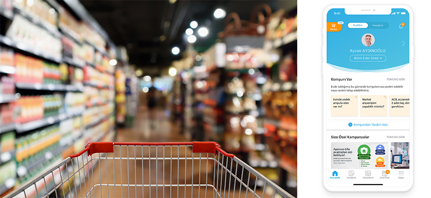Apsiyon, Apsiyon Market özelliğini hayata geçirdi