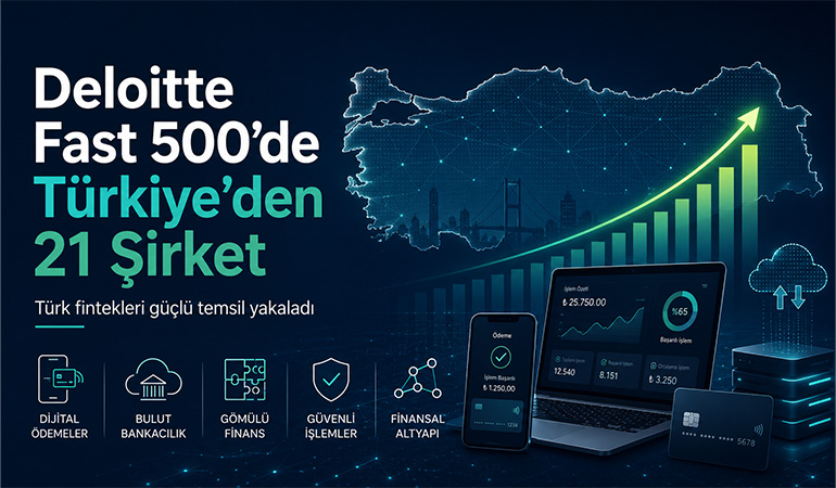 Türk fintekleri Deloitte Fast 500 listesinde güçlü temsil yakaladı